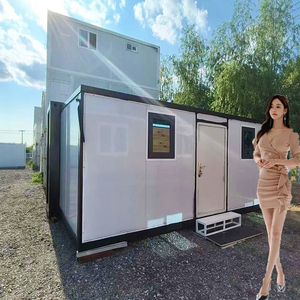 บ้านคอนเทนเนอร์สำเร็จรูปพับได้ขนาด 20 ฟุต 40 ฟุต สไตล์โมเดิร์นหรูหรา ขยายได้ เคลื่อนย้ายได้ ใช้เป็นโรงแรม บ้านพักอาศัย หรือวิลล่า - Product Image 2