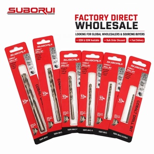 ผู้ผลิตดอก<span class=keywords><strong>สว่าน</strong></span> SUBORUI ดอกสว่าน<span class=keywords><strong>เจาะ</strong></span>โลหะ DIN338 HSS Twist M35 5% โคบอลต์ สำหรับ<span class=keywords><strong>เจาะ</strong></span>โลหะและสแตนเลส - Product Image 1