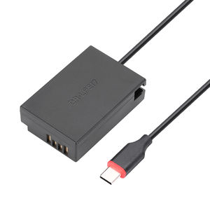 Adaptateur secteur Kingma Type-C, coupleur CC, <span class=keywords><strong>batterie</strong></span> factice vers LP-E17 <span class=keywords><strong>LPE17</strong></span> pour la prise de vue en intérieur, alimentation continue - Product Image 1