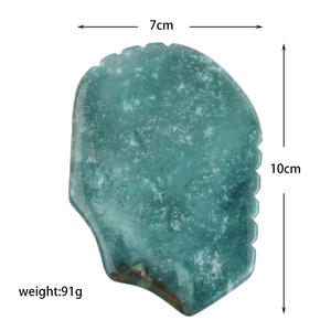 DIY Großhandel Gesichts pflege Gesichts abnehmen Massage gerät Moos Achat <span class=keywords><strong>Gua</strong></span> <span class=keywords><strong>Sha</strong></span> Jade Gesichts massage gerät Kaufen Sie Form Sodagar Achat - Product Image 5