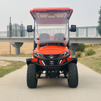 Chariot tout-terrain multifonctionnel Voiture de patrouille électrique à quatre roues 4 6 8 sièges Véhicule utilitaire voiturette de golf