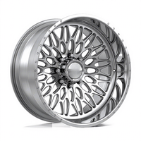 Jantes forgées Fanxi 8x6.5 8x170 8x180 6x135 6x139.7 Polies 22"24"26"28" pour Ford F150 F250 Denali 2500 avec logo personnalisé