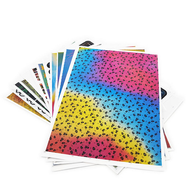 Holographic 3D Lenticular Film Sheet for Hats Elastic Washable Heat Transfer Printing Custom Logo Size & Color