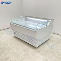 Vitrine Réfrigérée Commerciale pour Viandes Fraîches (Bœuf, Mouton, Porc) - Armoire de Conservation Réfrigérée Haut de Gamme pour Supermarchés
