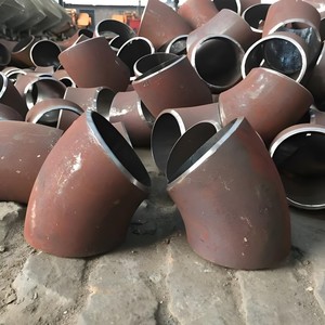 ข้อต่อท่อเหล็กสแตนเลส 90 องศา เชื่อมแบบไร้รอยต่อ มาตรฐาน ASTM ซีรีส์ 300 - Product Image 1