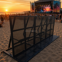 Système de barrières de contrôle de foule à contrepoids dynamiques, barricade en acier robuste anti-poussée par l'excès de poids des personnes pour scène de festival