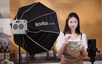 Accessoires de studio photo Godox ML-SF50, boîte à lumière octogonale en nid d'abeille de 50 cm/19,7'' pour éclairage vidéo LED de studio