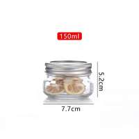 Bocaux en verre en gros pour la conservation alimentaire, bocaux pour huile de piment, bocaux Mason, bocaux à miel avec couvercles