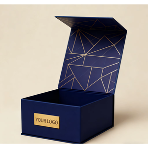 Caja de Regalo Magnética Plegable Rígida de Cartón, Caja de Embalaje de Papel para Ropa y Zapatos con Logotipo Personalizado Reciclable de Alta Gama - Product Image 2