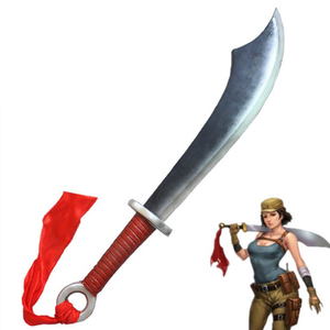 54cm Pu <span class=keywords><strong>espuma</strong></span> <span class=keywords><strong>de</strong></span> <span class=keywords><strong>goma</strong></span> suave simulación <span class=keywords><strong>de</strong></span> seguridad Cosplay Prop Dios esqueleto cuchillo <span class=keywords><strong>espada</strong></span> arma - Product Image 4