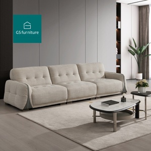 Juego de Sofás de Alta Gama para Hotel, Sofá Individual Convertible de Lujo con Funda para Sala de Estar, Muebles de Tela de Nuevo Tipo - Product Image 1