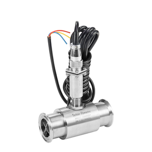 SS304SS316タービン流量計液体燃料ディーゼル流量センサー水用4-20mAパルス信号 - Product Image 4