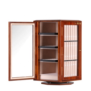 Soporte de exhibición de banda de reloj de madera de lujo, caja de exhibición de joyería con cerraduras - Product Image 2