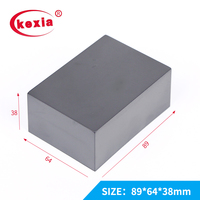 Boîtier de commande étanche à la poussière ABS noir IP54 avec service OEM 89x64x38mm