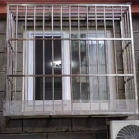 Ventanas de Seguridad Europeas de Hierro Forjado y Acero Inoxidable para Uso Residencial y Comercial