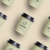 Gobelet à café en papier ondulé étanche de 22 oz avec logo personnalisé, double paroi, qualité alimentaire, jetable, pour boissons chaudes