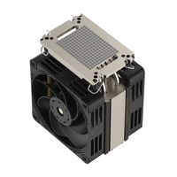 COOLSERVER LGA4189 4U M97 Radiateur de serveur Refroidisseur d'air pour processeur 5 caloducs Deux roulements à billes Ventilateur en cuivre et aluminium Refroidissement de l'ordinateur 395W
