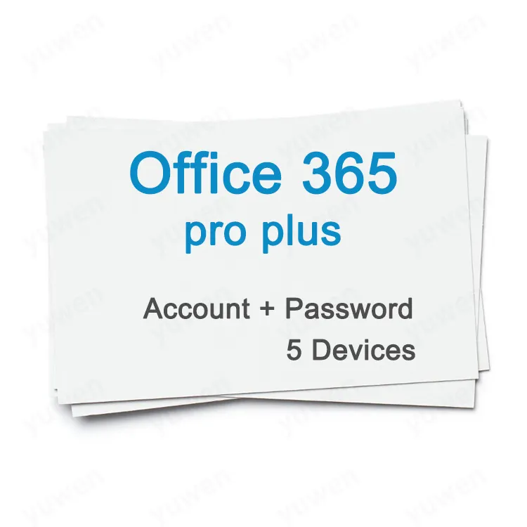 Офисный 365 аккаунт и пароль для 5 шт. и Mac Офисный 365 аккаунт + пароль Офисный 365 Pro Plus