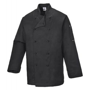 PORTWEST - C834BKRXXXL Veste noire Somerset chefs-EAN 5036108026760 CHEFS ET WORKWEAR INDUSTRIE ALIMENTAIRE - Product Image 1
