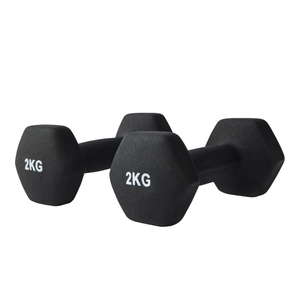 Manubri esagonali da donna <span class=keywords><strong>in</strong></span> vinile/neoprene colorato da 1-10 kg, con rivestimento <span class=keywords><strong>in</strong></span> ghisa, per allenamento a <span class=keywords><strong>casa</strong></span>, yoga e pilates - Product Image 5
