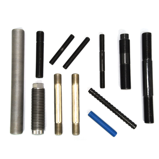 High Strength Alloy Steel Tap Full Thread ASTM A193 B7 Double End Thread Rod Stud Bolt and Nuts