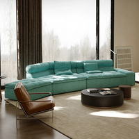 Canapé Cloud Moderne Minimaliste en Tissu Personnalisé, Sélection de Sièges de Designer Italien pour Maison, Villa, Hôtel Étoilé