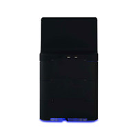 Borne de recharge de batteries Li-Polymère 7200 mAh à 12 emplacements, 60 W, charge rapide Type-C, ultra-mince, pour téléphones portables