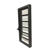Prix peu coûteux de style design moderne de support de persienne en verre Volets de fenêtre de vente directe d'usine personnalisés