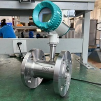 Medidor de Flujo de Turbina con Brida Modbus Hart Inteligente de 24 VCC para Medir el Flujo de Combustible Diésel y Aceite