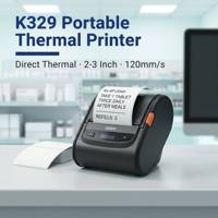 Impresora Portátil Mini, Impresora Térmica POS de 80 mm, Impresora de Etiquetas Portátil, Máquina de Impresión de Recibos para Pequeñas Empresas