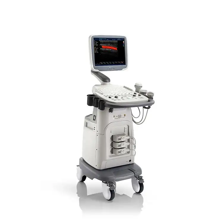Machine à ultrasons à chariot de bonne qualité, échographie Doppler de couleur pour clinique d'animaux de compagnie ou hôpital d'animaux