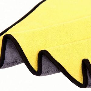Toallas de Microfibra Gruesas de Terciopelo Coral de Secado Rápido, Bordadas Personalizadas, Ecológicas para Lavado de Autos - Product Image 5