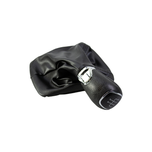 FCGSK 6スピードマニュアルギアシフトノブブラックレザーブーツカバー付きシュコダオクティビアII 04-11用 - Product Image 3