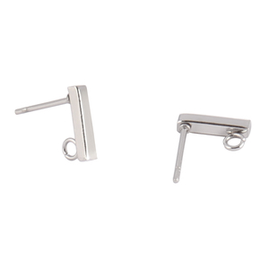 40pcs 14k Gold Plated Stainless Steel Hooks Geometric Rectangle DIY Earring Base <strong>Jewelry</strong> Making <strong>Supplies</strong> <strong>Wholesale</strong> - Product Image 2