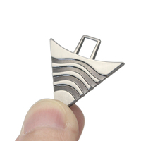 Tirette de fermeture éclair métallique personnalisée professionnelle avec logo – Tiroir de fermeture éclair sur mesure OEM ODM pour vêtements
