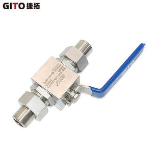 Vanne rotative manuelle NH haute pression en acier inoxydable 304/316 à barre carrée, à sertir et soudée, pour eau et gaz, vanne rotative huile/gaz - Product Image 2