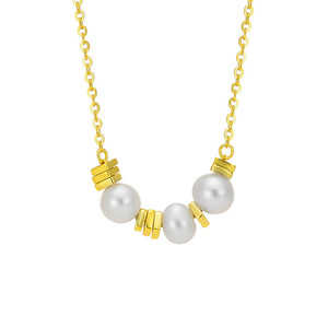 Vente chaude en gros S925 argent collier de perles d'eau douce collier de fiançailles de luxe bijoux de mode - Product Image 1