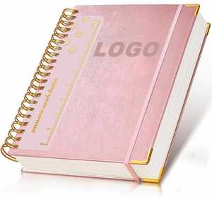 Spiral Notebook <b>Journal</b> Wholesale 360 Pages Hardcover Leather Lined A4 Digital Printing Customizable Gift <b>Journals</b> for Women Men - Product Image 1