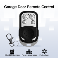 Control Remoto Universal para Puerta de Garaje, 4 Botones, Transmisor de 433.92mhz