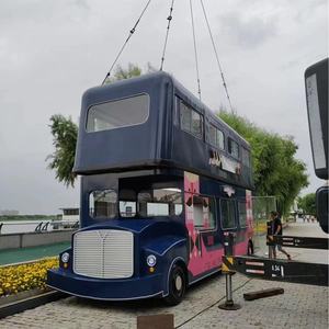 Meilleure vente de camion pizza alimentaire chariots <span class=keywords><strong>bus</strong></span> restaurant à deux étages camions de nourriture avec cuisine complète à vendre camion restaurant personnalisé - Product Image 2