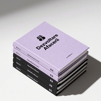 Carnet de notes personnalisé de haute qualité avec couverture en lin rigide et estampage à chaud