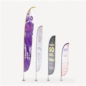 Bandera Lágrima Personalizada Impresa de Fibra de Vidrio para Publicidad, Exhibiciones, Celebraciones, Inauguraciones, Lavaderos de Autos y Tiendas - Product Image 5