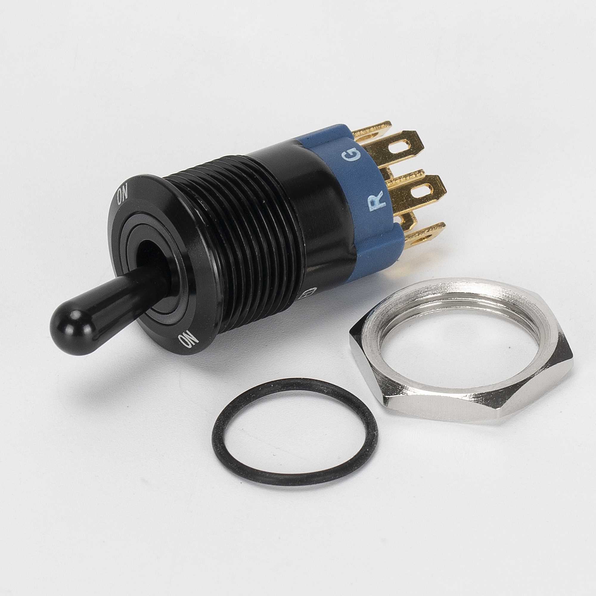 16MM 6 PINトグルスイッチレトロラウンドIP67防水トグルスイッチ