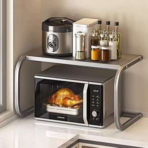 ชั้น<span class=keywords><strong>วาง</strong></span><span class=keywords><strong>หม้อ</strong></span><span class=keywords><strong>หุง</strong></span><span class=keywords><strong>ข้าว</strong></span>ไฟฟ้าในครัวเรือน อเนกประสงค์ <span class=keywords><strong>วาง</strong></span>บนโต๊ะ ใช้ได้กับเตา<span class=keywords><strong>ไมโครเวฟ</strong></span> ติดตั้งง่ายไม่ต้องเจาะ - Product Image 4