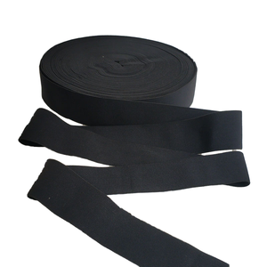 Chất lượng cao ban nhạc đàn hồi 5cm Độ kín màu đen hoặc trắng nhà sản xuất cung cấp nylon mềm đàn hồi Webbing - Product Image 2