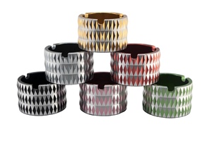 <span class=keywords><strong>Cendrier</strong></span> rond en alliage d'aluminium avec motif <span class=keywords><strong>Bob</strong></span> <span class=keywords><strong>Marley</strong></span> en résine époxy, cylindrique, gaufré diamant, pour cigares - Product Image 2