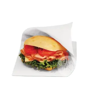 Túi Đựng Bánh Quế Bánh Mì Nướng Bánh Mì Nướng Bánh Mì Chống Dầu Mỡ In Nhanh Theo Yêu Cầu Túi Đựng Kebab Chống Thấm Mỡ