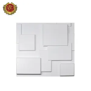 Banruo atacado preço baixo 3d 50*50cm pvc painéis de parede telhas de teto para decoração da casa