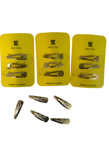 مشابك شعر وإكسسوارات للفتيات على الطراز الكوري والفرنسي الأنيق، دبابيس شعر معدنية، طقم من 3 قطع، تخصيص حصري للعلامة التجارية - Product Image 2