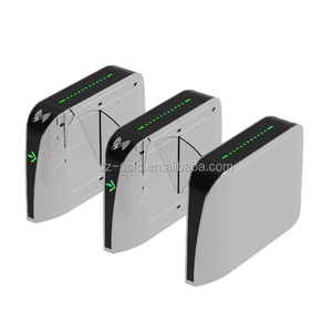 Lobby entrée et sortie contrôle d'accès reconnaissance faciale acier inoxydable IP54 Anti-pincement taille haute optique rabat tourniquet - Product Image 3